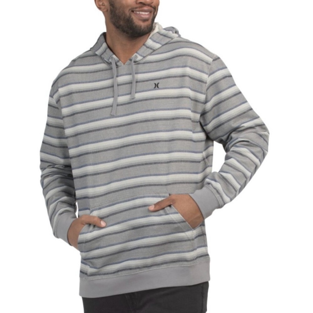 NEW- HURLEY Stone Grey Og Poncho Hoodie SZ-SMALL